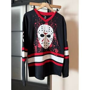 Friday the 13th Jason Voorhees Bloody Hockey Jersey Size M Polyester